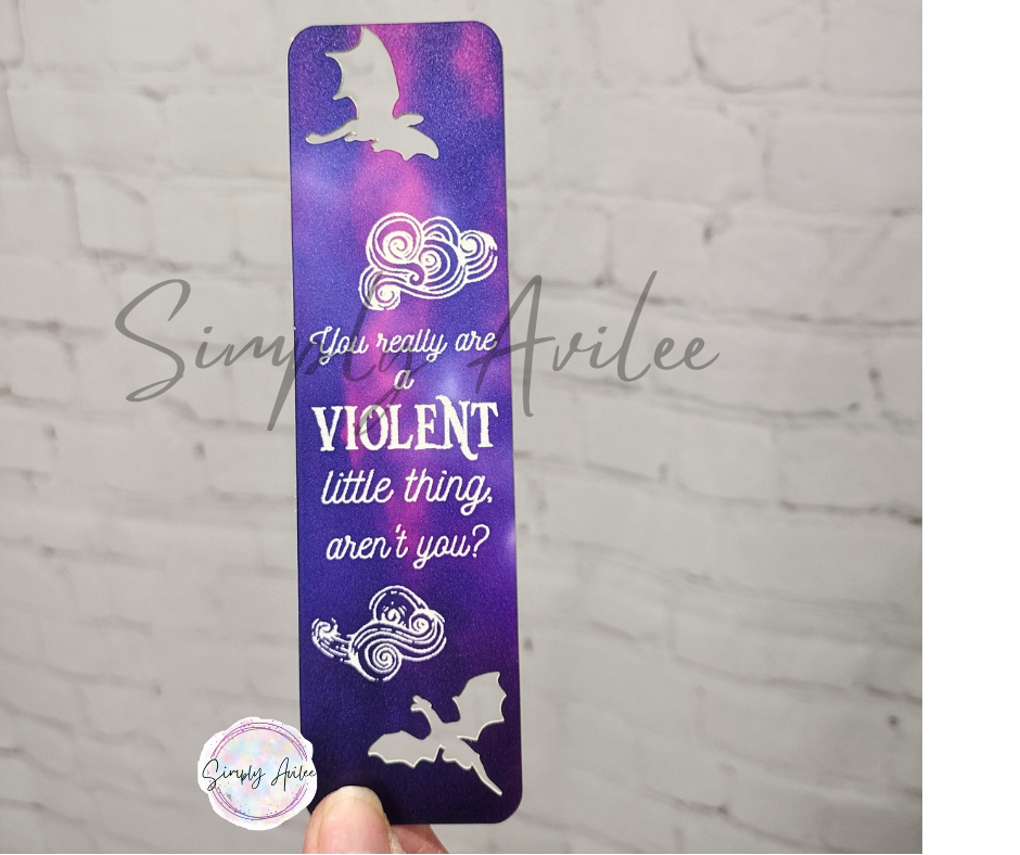 Book Themed Bookmark, Violent Little Thing