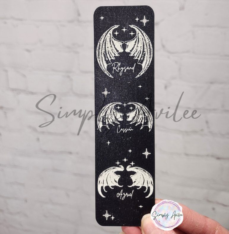 Book Themed Bookmark, Bat Boys