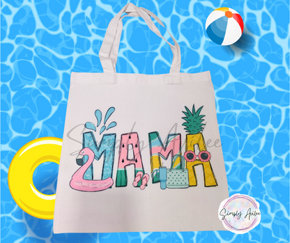 Summer Pool Alpha Custom Bags