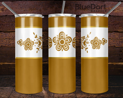 Pyrex Butterfly Gold Tumbler